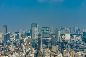Fototapeta na wymiar 東京　都市景観　高層ビルからの眺め