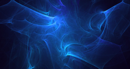 Obraz premium 3D rendering abstract fractal electromagnetic background