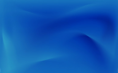 curve and wrinkles on blue background