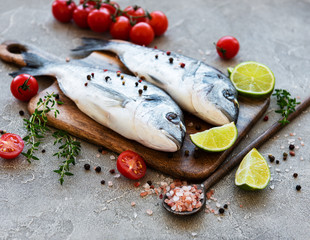 Fresh fish dorado