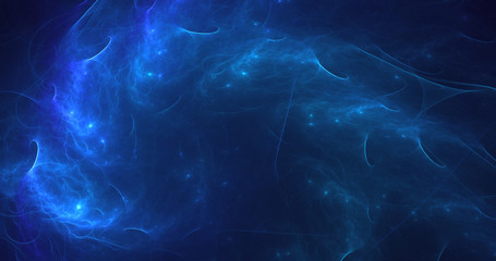 Obraz na płótnie Canvas 3D rendering abstract space and nebula background 
