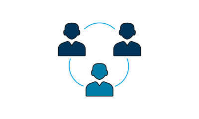 Partners icon for partnerships and collaboration