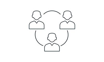 Partners icon for partnerships and collaboration