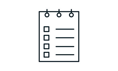 Planning icon for project management and organization