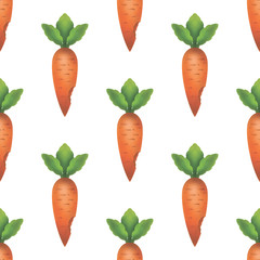 figure illustration carrot bed vegetables