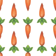 figure illustration carrot bed vegetables