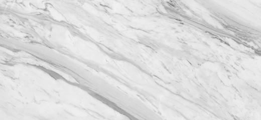 Obraz na płótnie Canvas White Carrara Marble Texture Background With Curly Grey Colored Veins, It Can Be Used For Interior-Exterior Home Decoration and Ceramic Decorative Tile Surface, Wallpaper, Architectural Slab.