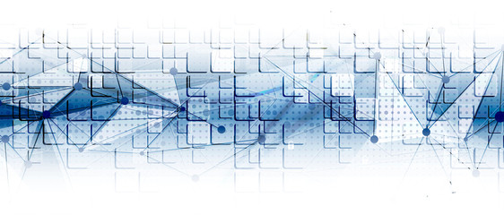 Technology data background, idea of global business solution