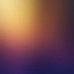 Colored metal abstrac smooth texture. Yellow lilac blue gradient dark. Impressive blurred background. Golden shine and dark purple shade. Elite style decoration.