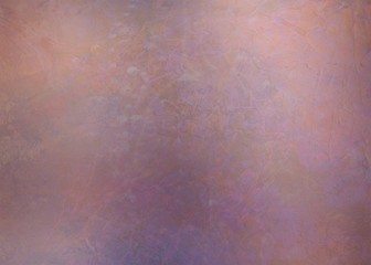 Lilac copper old texture. Vintage messy smooth background. Antique material surface.