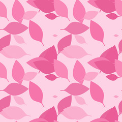 Seamless Repeating Pattern With Leaves