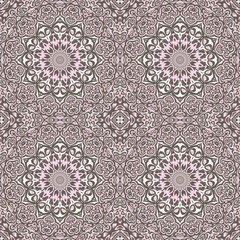 Ornamental Pattern In Soft Pastel Colors