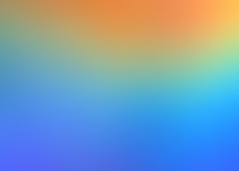 Blue yellow plain blur pattern. Abstract fantasy cool background. Watercolor painting soft texture.