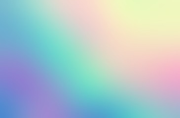Fantasy colorful diagonal stripes blurred background. Pink yellow lilac blue gradient abstract pattern. Simple wonderful graphic.