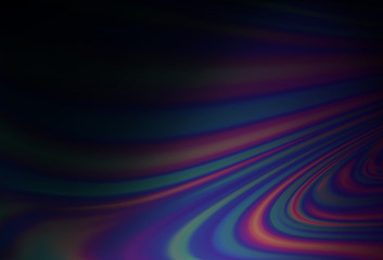 Dark Purple vector background with lava shapes.