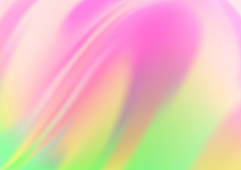 Light Pink, Green vector template with bubble shapes. Blurred geometric sample with gradient bubbles.  A completely new template for your business design.