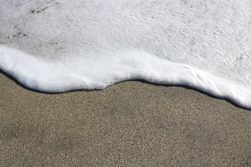 Coast and the waves of the sea 