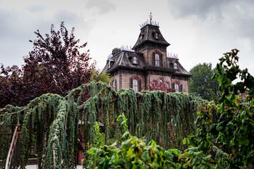 The mansion of the phantoms of an theme park
