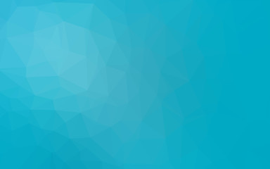 Light BLUE vector abstract polygonal cover. Creative illustration in halftone style with gradient. New texture for your design.