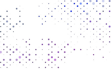 Light Pink, Blue vector layout with circle shapes. Modern abstract illustration with colorful water drops. Design for business adverts.