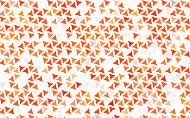 Light Red vector seamless template with crystals, triangles. Beautiful illustration with triangles in nature style. Pattern for trendy fabric, wallpapers.