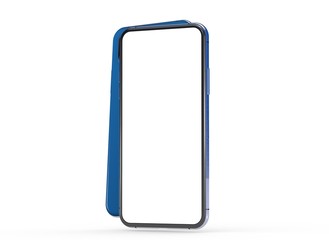 smartphone digital isolated modern white background