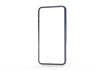 smartphone digital isolated modern white background