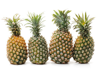 Pineapple on a white background 