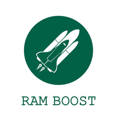 Vector illustration of space interstellar travels. spacecraft, rocket or shuttle for space travel. Clerks working together on startup comp