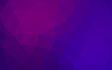 Dark Purple, Pink vector triangle mosaic texture. Brand new colorful illustration in with gradient. Brand new design for your business.