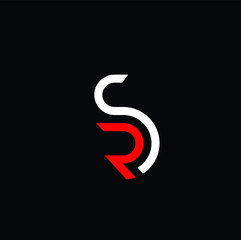 letter rs flat logo download