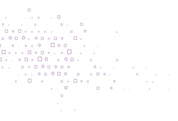 Light Purple vector cover with circles, cubes.