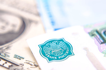 World money - Dollars, euros, russian roubles