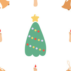 Christmas seamless pattern