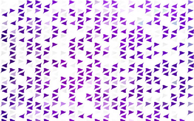 Light Purple vector backdrop with lines, triangles. Beautiful illustration with triangles in nature style. Pattern for busines ad, booklets, leaflets