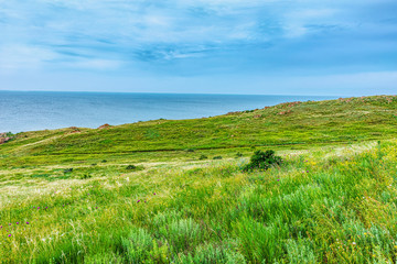 Crimea steppe- landscape park. Kerch peninsula