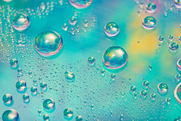 Soap bubbles background- suds liquid