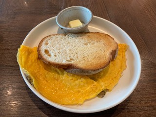 toast with butter and jam