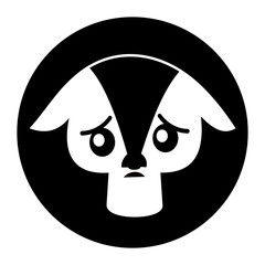 Abstract Dog Home Icon Logo