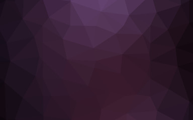 Obraz premium Dark Purple vector shining triangular pattern. Shining colored illustration in a Brand new style. Brand new design for your business.