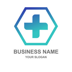 Obraz premium blue ring health logo