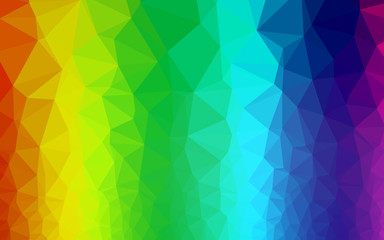 Obraz premium Light Multicolor, Rainbow vector abstract mosaic pattern. A sample with polygonal shapes. Completely new design for your business.