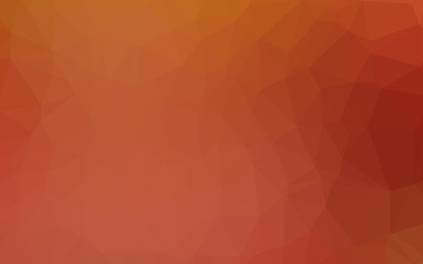 Light Orange vector polygon abstract background. Colorful abstract illustration with gradient. Brand new style for your business design.