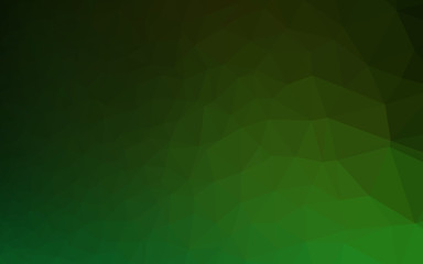 Fototapeta premium Light Green vector polygonal pattern. Colorful abstract illustration with gradient. Completely new design for your business.