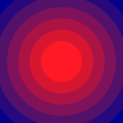 Deep Blue Red Color gradient Circle Background