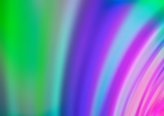 Light Multicolor, Rainbow vector background with abstract lines. Shining illustration, which consist of blurred lines, circles. Pattern for your business design.