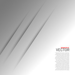 White paper vector background layer with space for text and message design of modern artwork