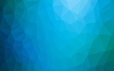 Fototapeta premium Light Blue, Green vector polygon abstract backdrop. Modern geometrical abstract illustration with gradient. Elegant pattern for a brand book.