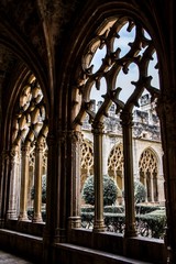Obraz premium Arcos del monasterio cisterciense de Santes Creus
