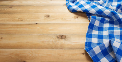 Obraz premium cloth napkin at rustic table in front,